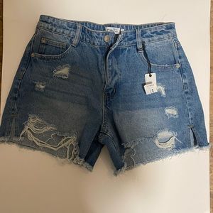Jean shorts NWT